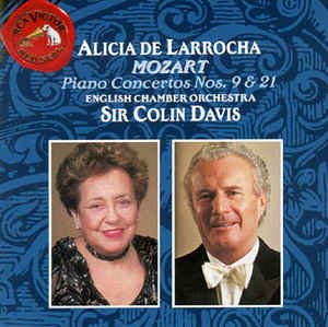 Alicia de Larrocha, , Sir Colin Davis ‎– Mozart Piano Concertos Nos. 9 & 21 (CD) - 0