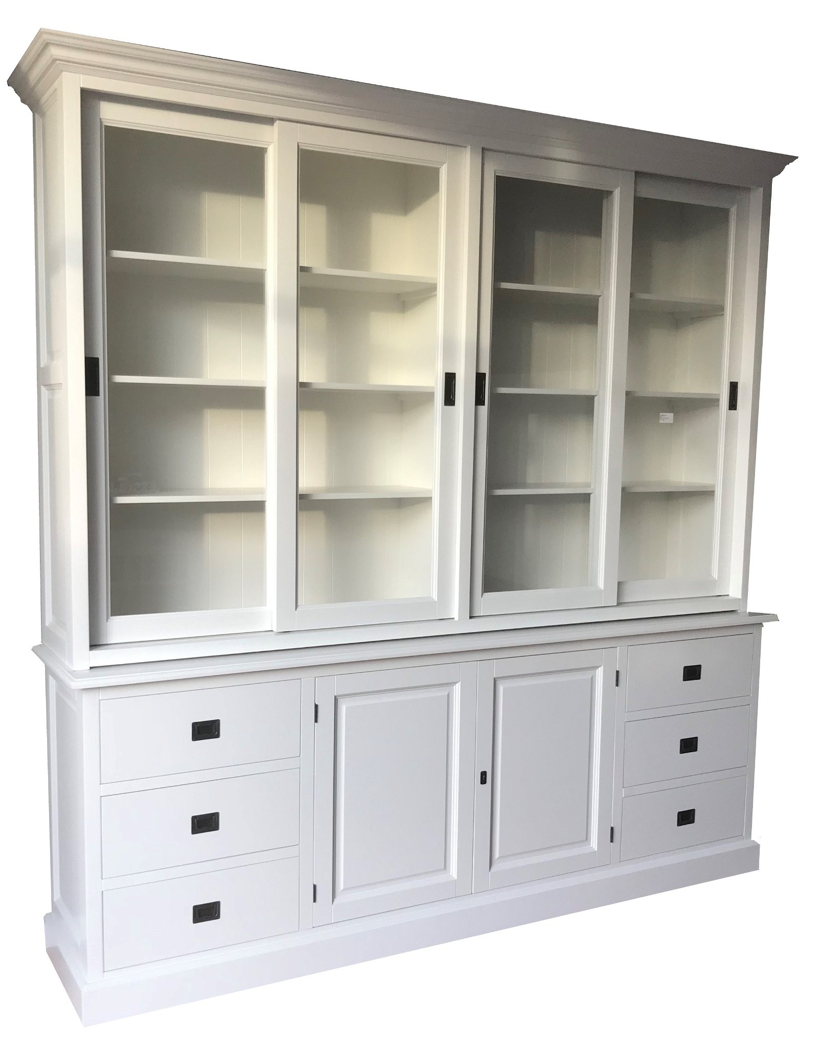 Buffetkast Lopik wit 240 x 50/40 x 240 soft close laden - nr. 1