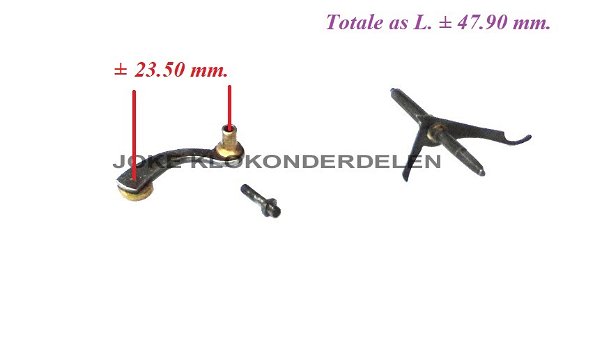 = Onderdeel = gewicht regulateur = R.M.S.=42026 - 1