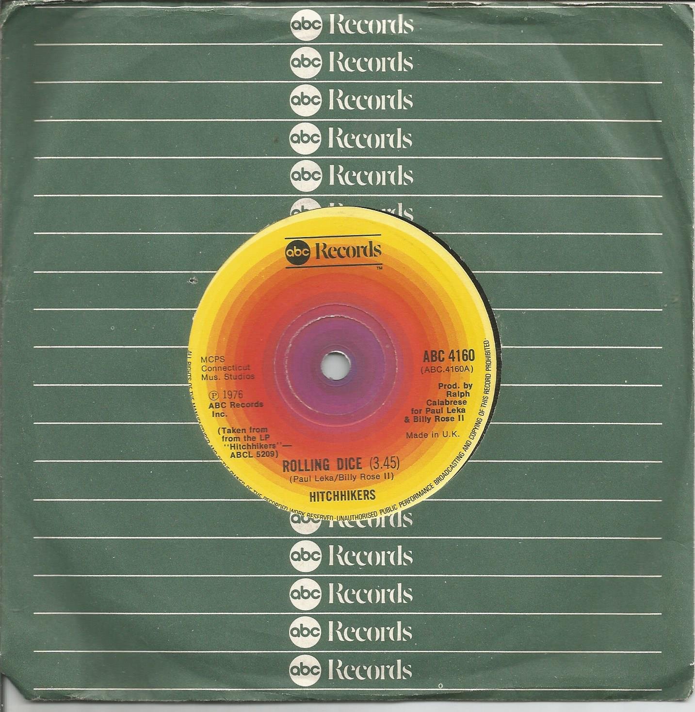 Hitchhikers – Rolling Dice (1976) - nr. 1