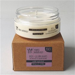 Geurkaars Yours Naturally wilde vijg en druiven