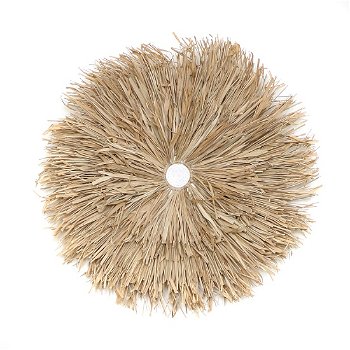 Wanddecoratie JuJu – ø50 cm – Naturel of Zwart - 0