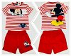 Nieuwe zomerset Mickey Mouse rood maat 98 - 0 - Thumbnail