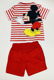 Nieuwe zomerset Mickey Mouse rood maat 104 - 2 - Thumbnail