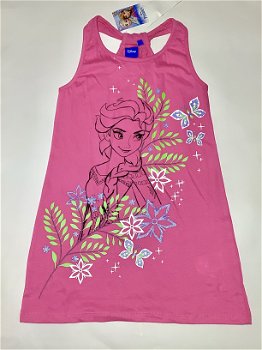 Nieuwe Frozen jurk roze maat 122/128 - 0