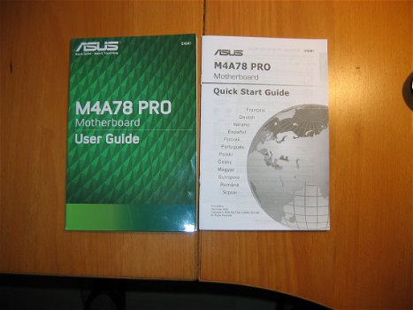 Asus M4A78 Pro Moederbord User Guide & Quick Start Guide - 0