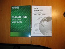 Asus M4A78 Pro Moederbord User Guide & Quick Start Guide