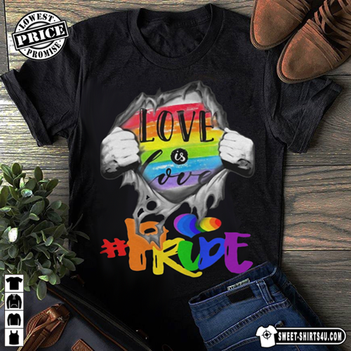 GAY Shirts, Love is Love Pride - Afbeelding 3