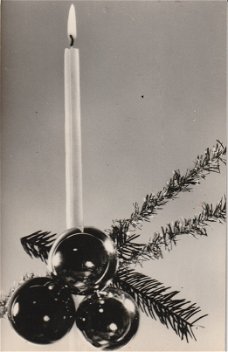 Kerstkaart Hongarije 1961