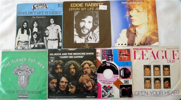 single hits from the 60’s/70’s/80’s à 2.95€ B - 2