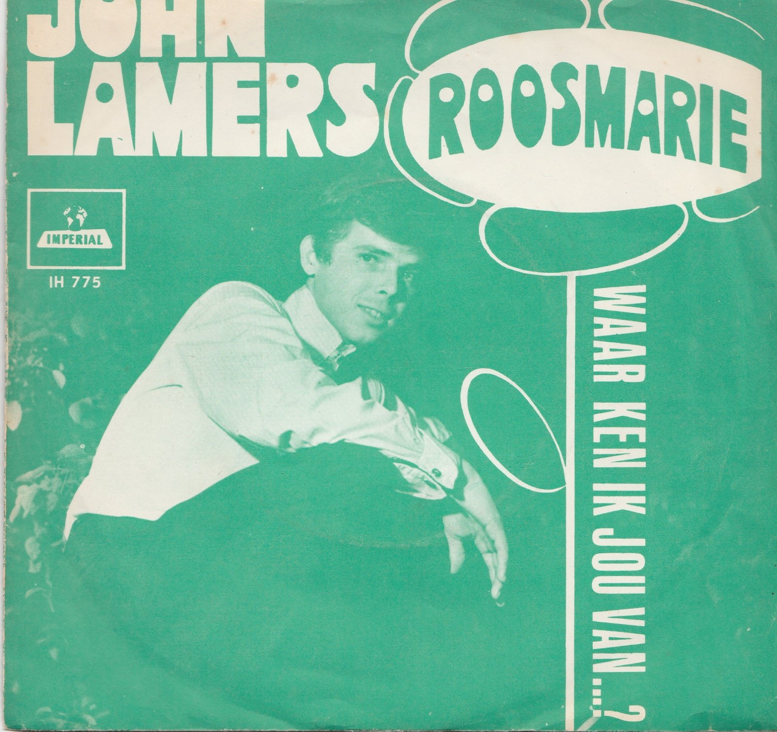 John Lamers - Roosmarie - Waar Ken Ik Jou Van 1968 Fotohoes - nr. 1