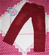### Nieuw : Prachtig rood gekleurde stretch spijkerbroek.(134/140)### - 5 - Thumbnail