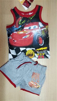 Nieuwe zomerset Disney Cars rood maat 98 - 0