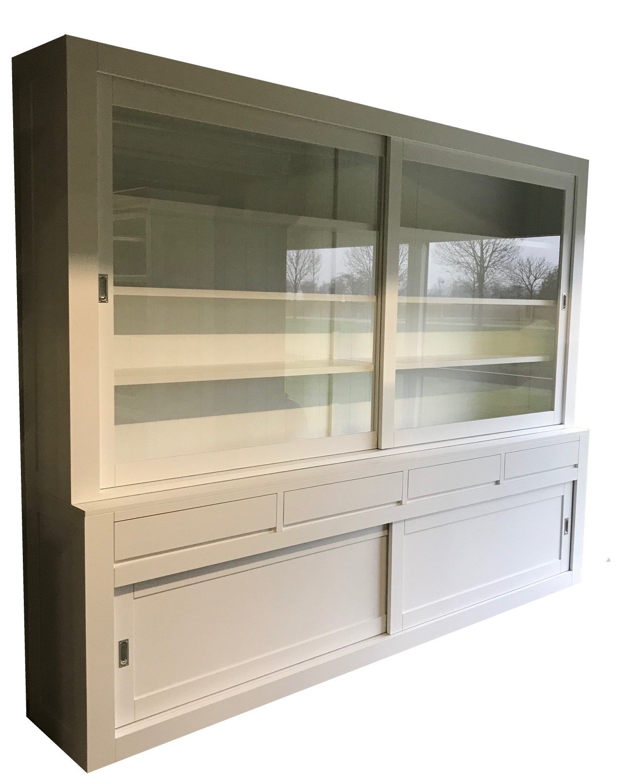 Buffetkast design XL soft close wit 300 x 50/40 x 240 - nr. 1