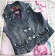 ### Heel mooi jeans gilet.(128)### - 0 - Thumbnail