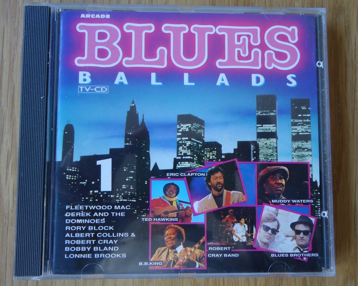 Originele verzamel-CD "Blues Ballads: Volume 1" van Arcade. - nr. 1