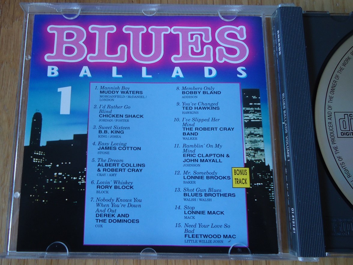 Originele verzamel-CD "Blues Ballads: Volume 1" van Arcade. - Afbeelding 7
