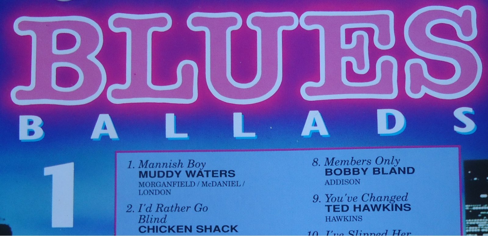 Originele verzamel-CD "Blues Ballads: Volume 1" van Arcade. - Afbeelding 8