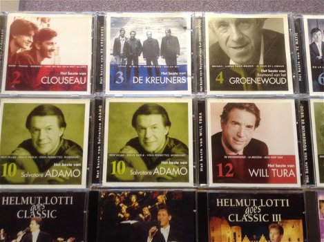 cd's muziek van bekende zangers in het nederlands ,engels,frans, opera,s en voor kids 253 LIEDJES - 1