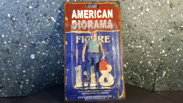 Diorama figuur Sam with tool box 1:18 - 3