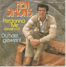 Hein Simons ‎– Perdonna Me (1979_