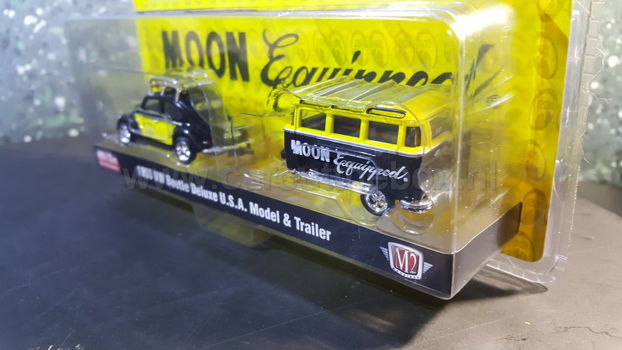 VW volkswagen Beetle & trailer MOON 1:64 M2 - 2