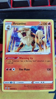 Arcanine  028/192  Rare Sword & Shield: Rebel Clash