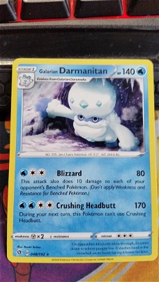 Galarian Darmanitan 048/192  Rare Sword & Shield: Rebel Clash