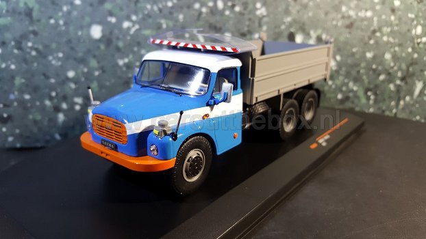 Tatra T 148 blauw BOOSTEN HOENSBROEK 1:43 Ixo - 1