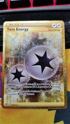 Twin Energy  209/192  Secret Rare Sword & Shield: Rebel Clash