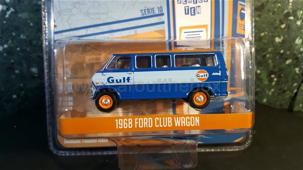 Ford Club Wagon GULF 1:64 Greenlight - 0