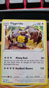 Diggersby 147/192 Rare Sword & Shield: Rebel Clash - 0