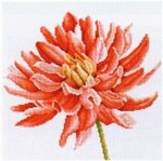 Borduurpakket Lanarte"DAHLIA" Nieuw!