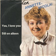 Annette Nicolai ‎– Yes, I Love You (1985) 
