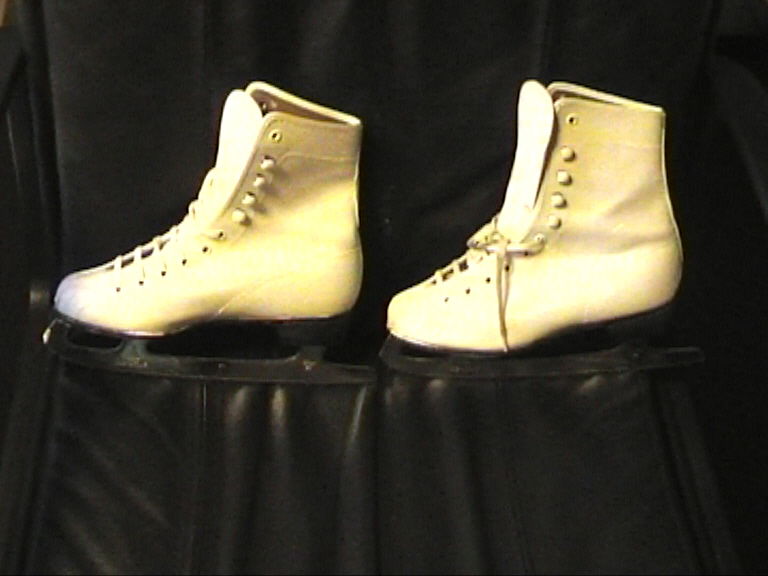 ijsschaaten ; ice-crown kleur;witte ijsschaatsen ;Patin a glace pour le patinage ,couleur blanc - nr. 1