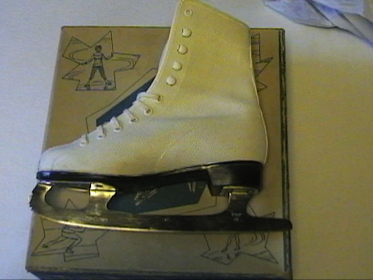 ijsschaaten ; ice-crown kleur;witte ijsschaatsen ;Patin a glace pour le patinage ,couleur blanc - Afbeelding 2
