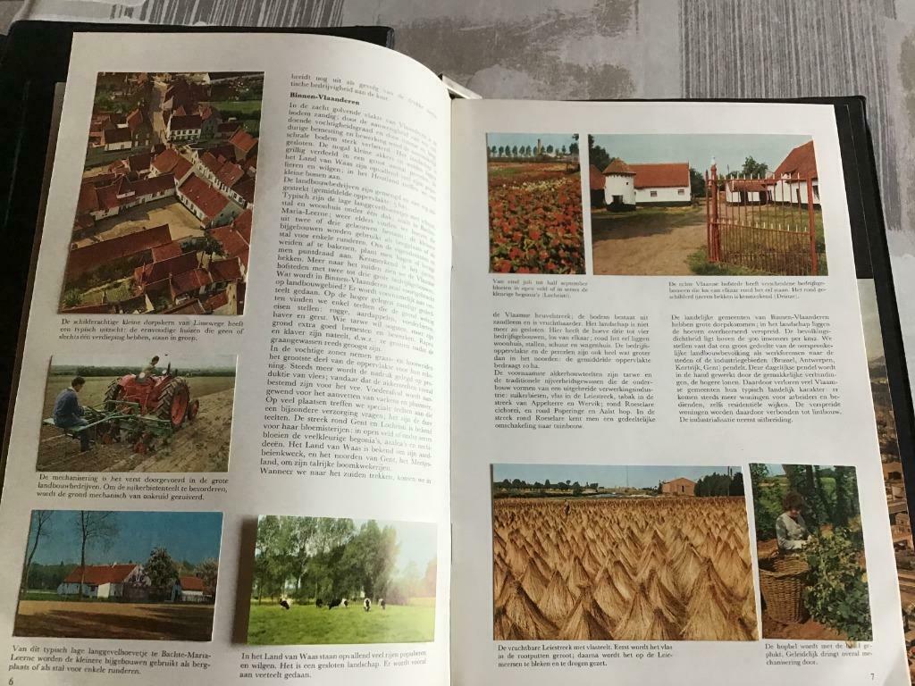 De Aardrijkskunde van België ,4 stuks v/d jaren 70 ',prachtige boeken over die tijd van toen - Afbeelding 4