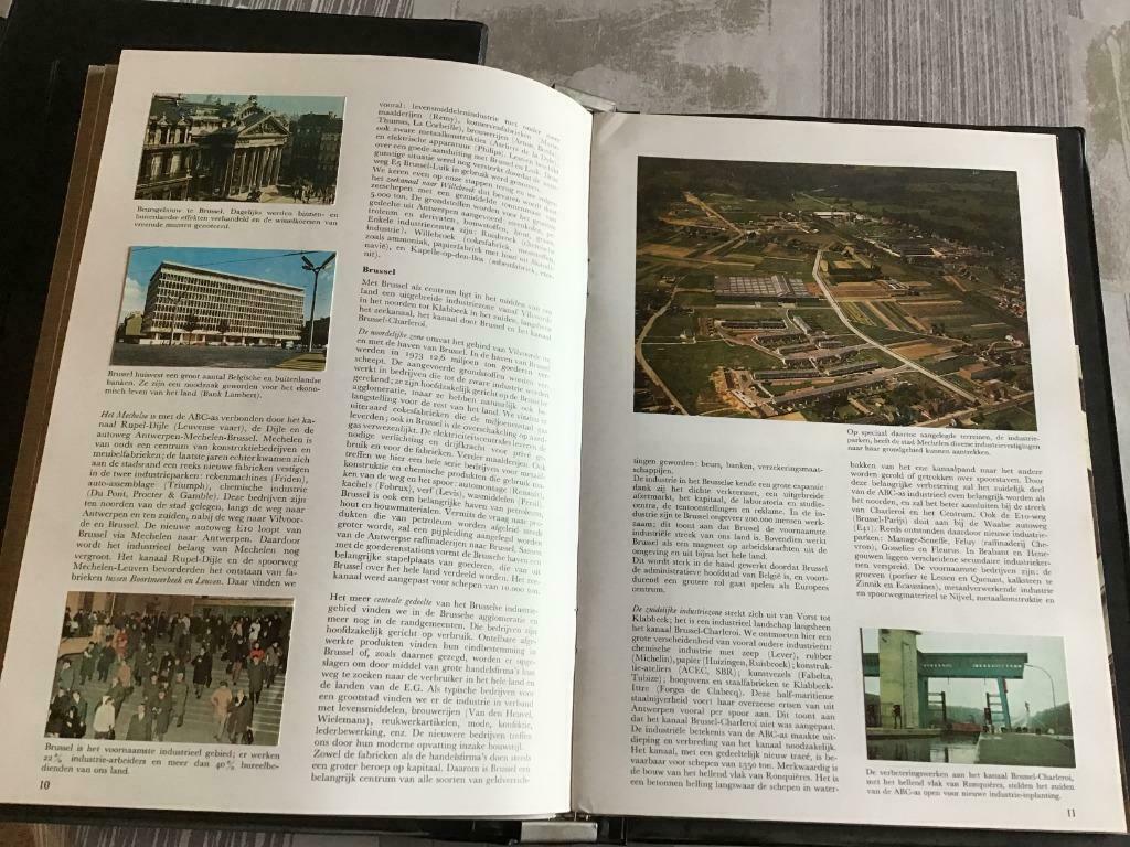 De Aardrijkskunde van België ,4 stuks v/d jaren 70 ',prachtige boeken over die tijd van toen - Afbeelding 6