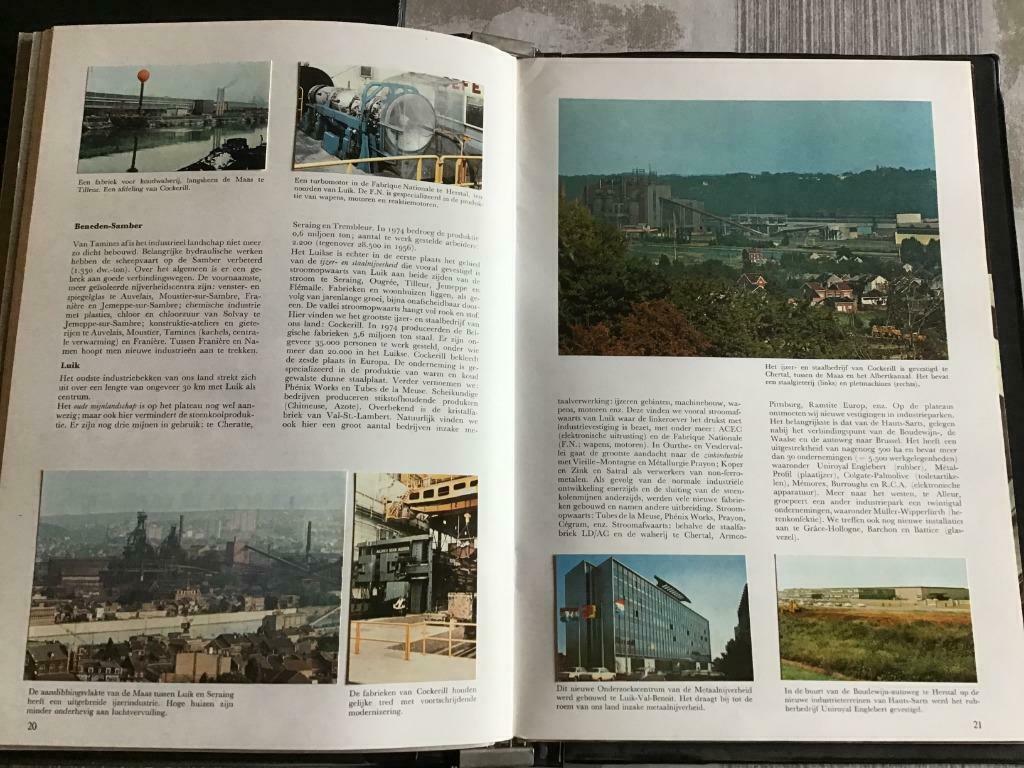 De Aardrijkskunde van België ,4 stuks v/d jaren 70 ',prachtige boeken over die tijd van toen - Afbeelding 7