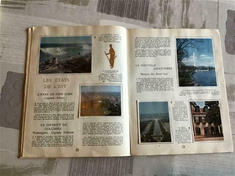 3 BOEKEN ; LA GEOGRAPHIE de L'AMERIQUE & L'ESPACE ancien ècrit en français - 3