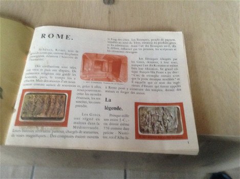 Oude interessante Romeinse geschiedenis boek van Rome met grondige uitleg - 1
