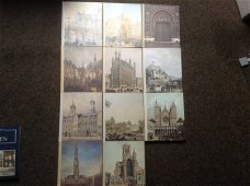 Boeken ;steden van België; 11 prachtige boeken ,geschiedenis van vroeger en nu
