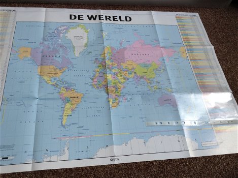 50 ATLAS KAARTEN groter dan A4 formaat,prachtige landkaarten,50 cartes du monde géographique - 0