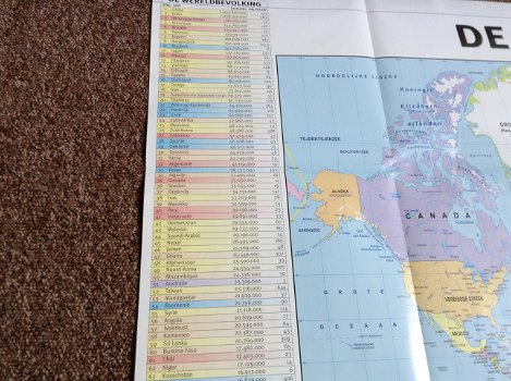 50 ATLAS KAARTEN groter dan A4 formaat,prachtige landkaarten,50 cartes du monde géographique - 1