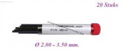 = Tamponstaal = 2.0 / 3.50 mm. = 42097