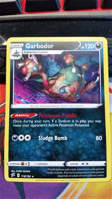 Garbodor  118/192  Rare Sword & Shield: Rebel Clash