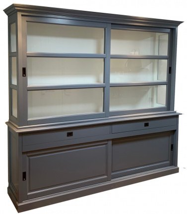 Buffetkast Putten babyblauw - wit 240 x 50/40 x 220 - nr. 1