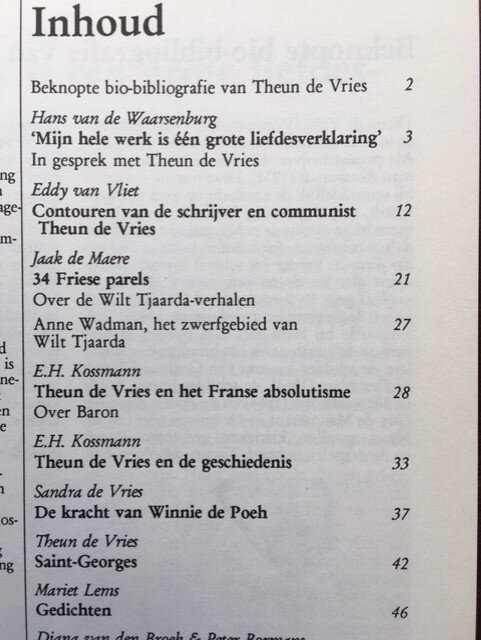 Bzzlletin 169 - Theun de Vries - Afbeelding 2