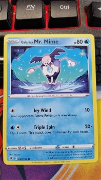 Galarian Mr. Mime 037/192 Common Sword & Shield: Rebel Clash - 0