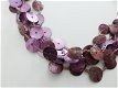 Collier van parelmoer in prachtig paars, nieuw! - 1 - Thumbnail